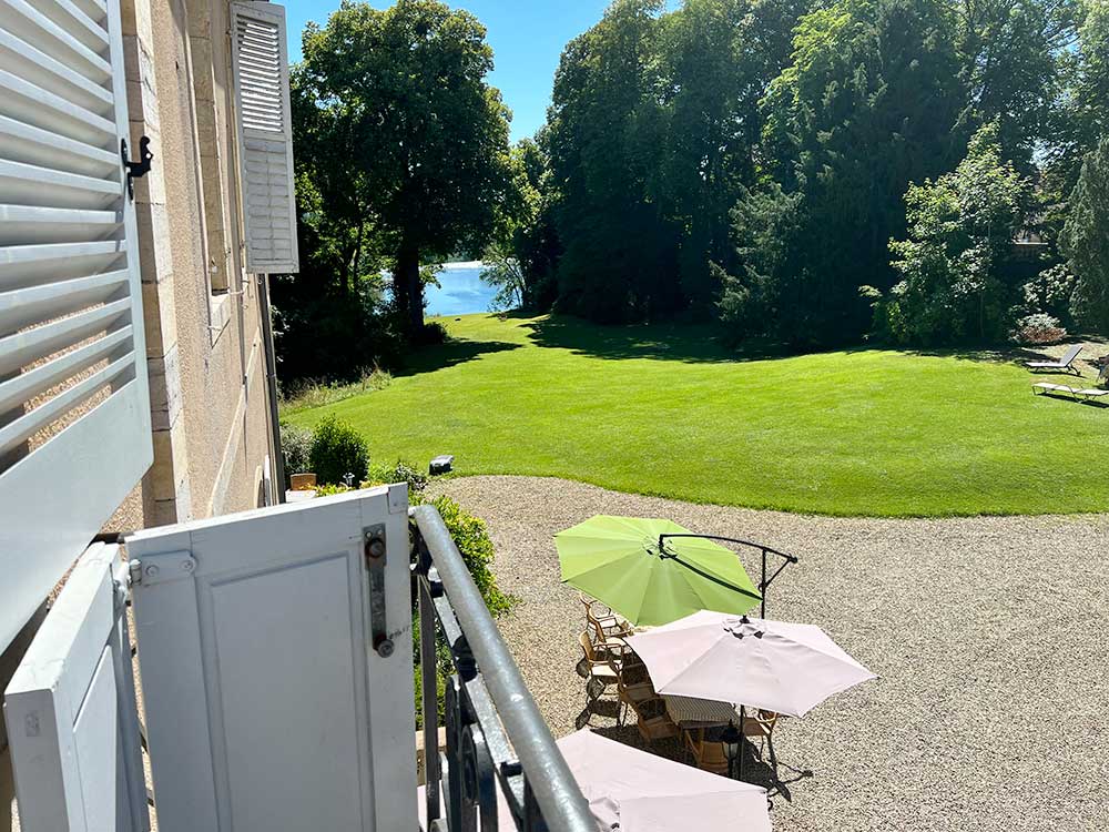 parken set fra slottet